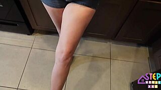 I tease my step mom Melanie Hicks with big natural tits before blowjob.