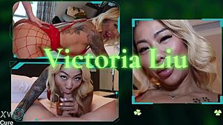 Victoria Lui's Naked Handjob And Pussy Play