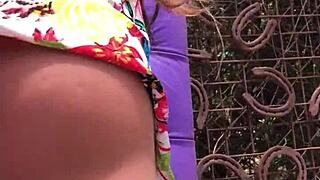 teaching my stepsister to play on the phone while making her feel my huge cock as a sex toy