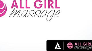 Gorgeous milf serene siren massages lexi luna's tits