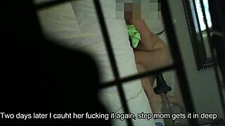 step mom enjoys private time alone