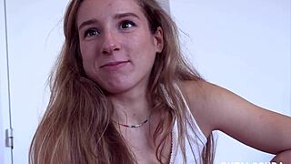 Fucking Elisa Sol hard in doggystyle after chat!