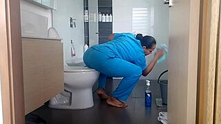 Indian Domestic Employee Knows How To Keep Her Job In Kitchen