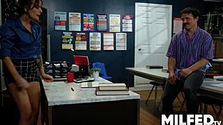 hot milf teacher fucks her forbidden temptation, tits muscular pussy monster cock taboo cunilingus blowjob cock classroom college