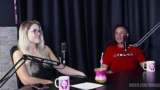 watch bruna carlos in sheer red outfit?