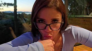 I gave it to my father-in-law on the balcony of a hidden farm while sneaking around.