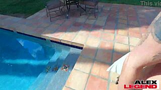 Kinky milf shay sights gets raw love by pool