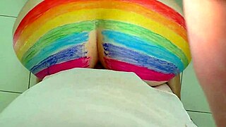 Intense emotions as stepson fucks mom's tight ass in garage