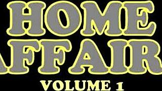 Two blondes with big tits share a husband in the sack