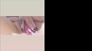 Dj Brisa the naughty redhead babe masturbates to orgasm in dorm