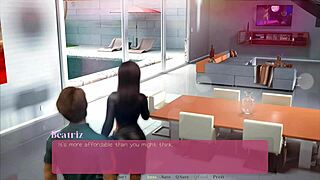 My big step mom sucking my dick in bathroom