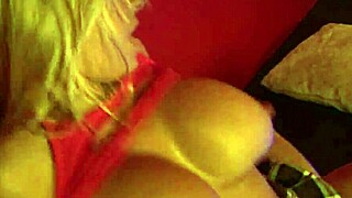 michelle thorne grips the stripper pole during intense intimate encounter