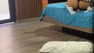 Stepfather watches stepdaughter masturbate her wet pussy