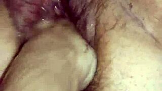 Fat Hairy Pussy Fist Fucked Closeup