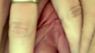 cute blonde fingers wet pussy