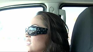 brunette 18+ teen gives blowjob and gets fucked hard!