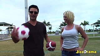 jizz o rama - big tits blonde basketball fucked hard