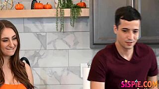 penelope kay and selena imai invite stepbrother for blindfolded threesome