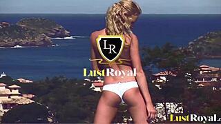 Hey MILF Bianca Resa enjoys rough anal on the beach