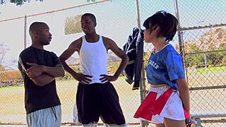 Asian Mom In Lingerie Fucks Monster Cock In Doggy And Cowgirl