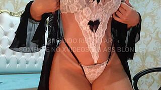 dana sensual dance in lingerie branco com preto