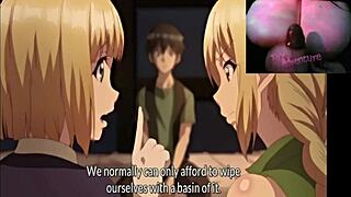 The lucky guy summoned for another world fucks 3 hotties. Isekai harem monogatar episode 2 Ivyadventure with BBC on tits.