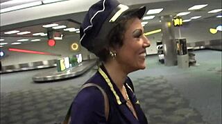 Milf Stewardess Wrecked By Black Dick Cumshot