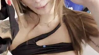 I am so horny, masturbating on my boss's sofa!