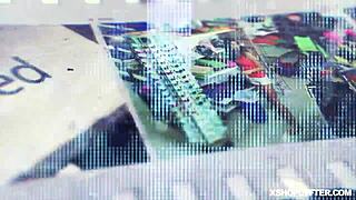 Young Shoplyfter Rides LP Officer's Monster Cock, Bouncing Tight Pussy Before Swallowing