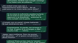 She dared me that my thing can't grow, but she was shocked when it did, called it tiny, and I showed her