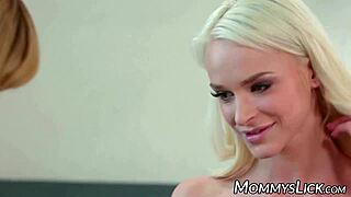 Milf Seduced Into Lesbian Scissoring By Stepdaughter