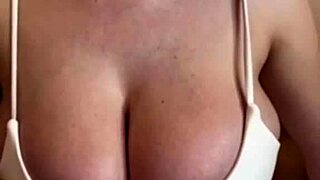 Stepmother's big milky tits tease you