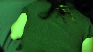 I slide my cock into the big ass asian milf's tight pussy