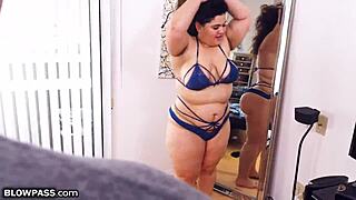 blowpass特色BBW继母卡拉·莱恩口交