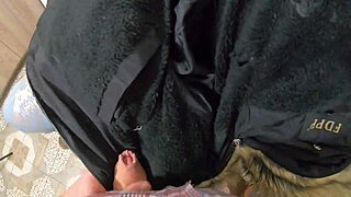 Milfycalla Face Fucks Deep-Throat In Dirty Down-Jacket And Uggs