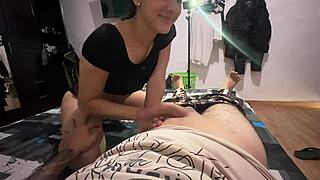 That Young Girl Gives Me an Amazing Blowjob