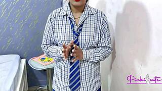 Teacher cums in student's mouth pov blowjob swallow