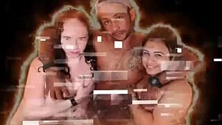 lorrany exotica gets more big black cock than she can handle with double swallow