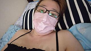 Married woman with big tits masturbates on bed in full movie