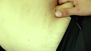 MILF Explores Orgasmic Belly Fetish in Amateur Session with Intense Climax