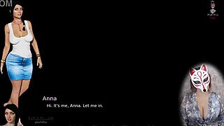 anna, show me your exciting affection under that skirt?