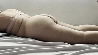 Bending over casual wife for intense doggy style