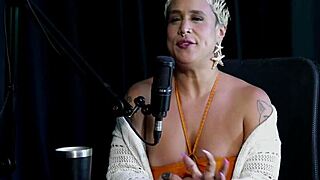 Just Joana Exhibitionism Lacks Foreplay in Sheer Red