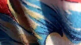 I performed an amateur blowjob and doggy style fuck, cumming in her mouth in the bush.