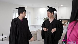 crystal rush suki sin in stepmom swap s3-e9 graduation cumshot tits asian doggystyle