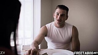 Watch Chanel and Evelyn get passed around in taboo threesome!