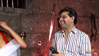 Did you see those big-tit dominatrixes dominating the brunette and her fucker with toys?