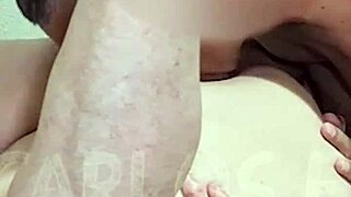 Husband licking wife's delicious pussy on bed 😍