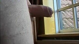 Sex Doll Fucked In Window On Stairs. Mature Amateur Fetish On Floor.