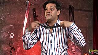 Did you see those big-tit dominatrixes dominating the brunette and her fucker with toys?